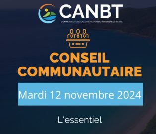 CONSEIL COMMUNAUTAIRE DU MARDI 12 NOVEMBRE 2024 : L’ESSENTIEL