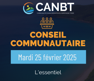 [CANBT] | CONSEIL COMMUNAUTAIRE DU MARDI 25 FÉVRIER 2025 : L’ESSENTIEL