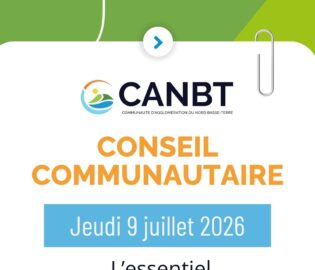 CONSEIL COMMUNAUTAIRE DU 9 JUILLET 2026 – L’ESSENTIEL