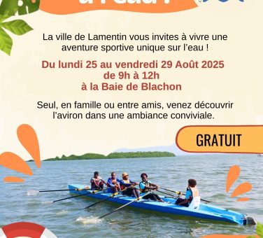 Tous à l'eau du 25 au 29 aout